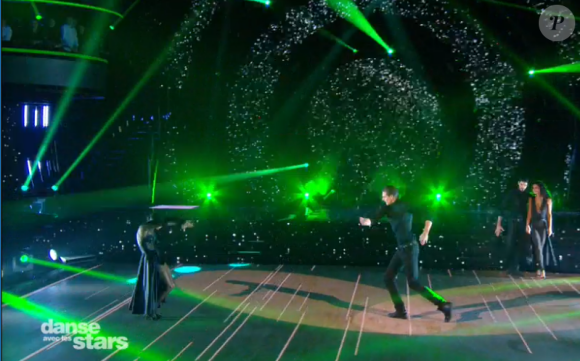 Tatiana Silva, Jordan Mouillerac, Camille Lacourt et Hajiba Fahmy - prime de "Danse avec les stars 8", samedi 25 novembre 2017, TF1
