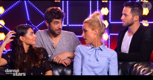 Elodie Gossuin, Christian Milette, Agustin Galiana et Candice Pascal - prime de "Danse avec les stars 8", samedi 25 novembre 2017, TF1