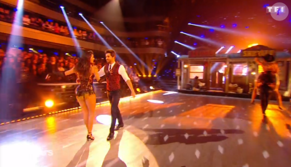 Elodie Gossuin, Christian Milette, Agustin Galiana et Candice Pascal - prime de "Danse avec les stars 8", samedi 25 novembre 2017, TF1
