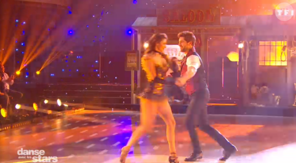 Elodie Gossuin, Christian Milette, Agustin Galiana et Candice Pascal - prime de "Danse avec les stars 8", samedi 25 novembre 2017, TF1