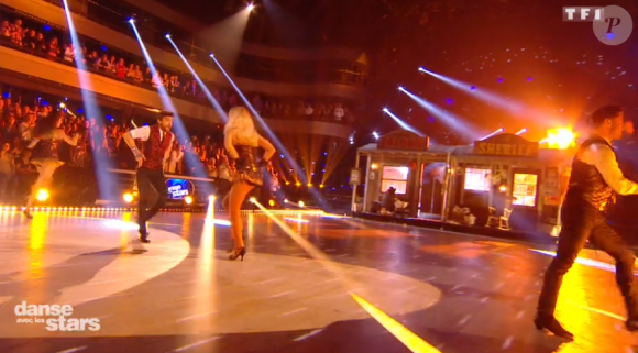 Elodie Gossuin, Christian Milette, Agustin Galiana et Candice Pascal - prime de "Danse avec les stars 8", samedi 25 novembre 2017, TF1