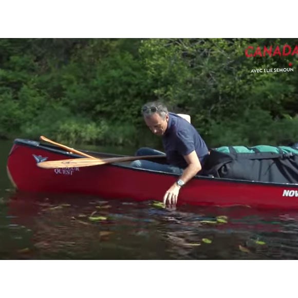 Elie Semoun dans l'épisode 3 de son voyage en Ontario avec Canada Diem, à la découverte du Parc Algonquin dans la région des grands lacs.