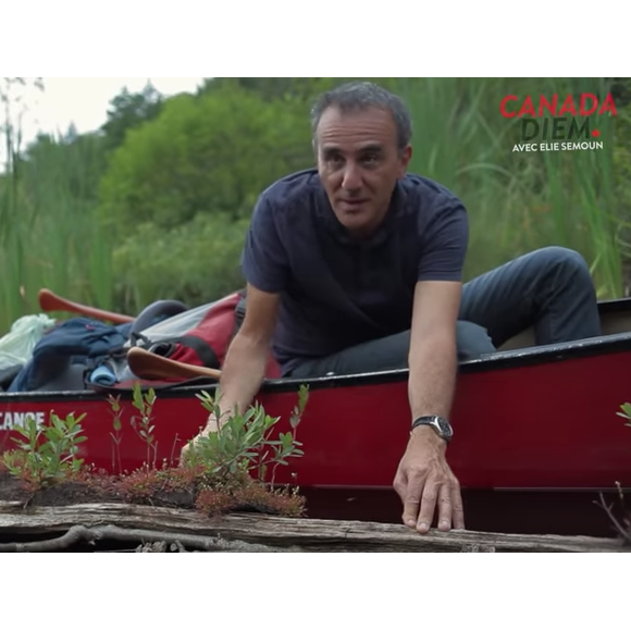 Elie Semoun dans l'épisode 3 de son voyage en Ontario avec Canada Diem, à la découverte du Parc Algonquin dans la région des grands lacs.