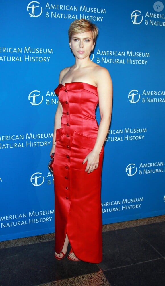 Scarlett Johansson au gala de l'American Museum of Natural History à New York, le 30 novembre 2017 
