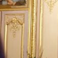 Exclusif - Mariage de Sandra de Matteis (en robe Dior) et Tomer Sisley à la Mairie du 8ème arrondissement de Paris, en présence de leurs enfants respectifs, Levin, Liv et Dino, de leurs familles et de leurs amis. Le mariage a été célébré par Jeanne d'Hauteserre, maire du 8ème arrondissement de Paris Le 25 novembre 2017