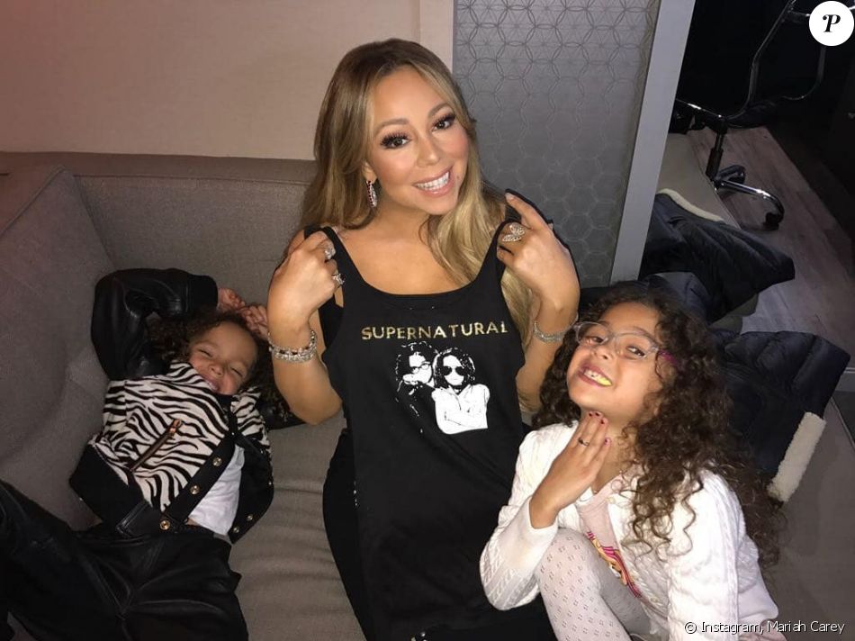 Mariah Carey Et Ses Enfants Moroccan Et Monroe Le 30 Novembre 2017 Purepeople 
