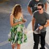 Exclusif - Mark Wahlberg et sa femme Rhea Durham en vacances à Capri en Italie le 24 juin 2017.