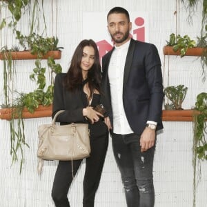 Nabilla Benattia et son compagnon Thomas Vergara - Photocall de la conférence de rentrée du pôle Tv de NRJ Group à la brasserie Polpo à Levallois Perret. Le 28 juin 2017 Christophe Aubert via Bestimage