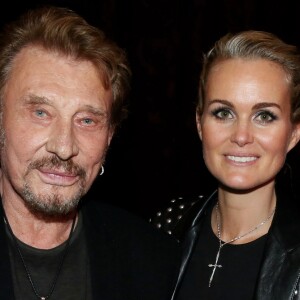 Exclusif - Johnny Hallyday et sa femme Laeticia - 08/01/2014 - Paris