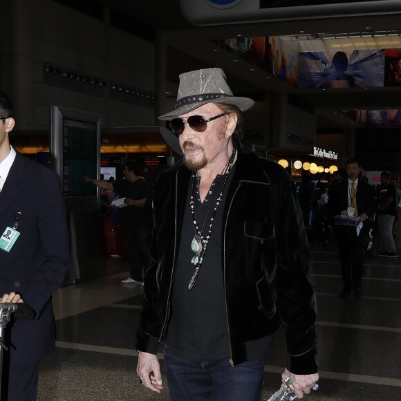 Johnny Hallyday à Los Angeles le 29 mai 2017.