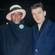 Marc Lavoine et Denise Pascale aux Victoires de la musique en 1985.  ©  RINDOFF-PATERSON / Bestimage 