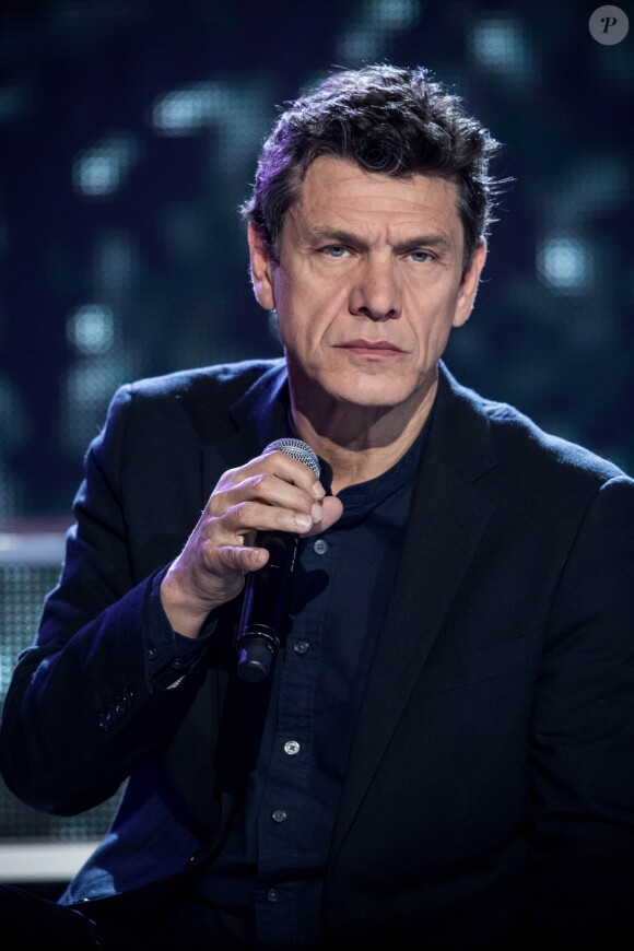 Exclusif - Marc Lavoine - Emission hommage à "Grégory Lemarchal, 10 ans après l'histoire continue" au Zénith de Paris et retransmis en direct sur TF1 le 7 janvier 2017.