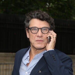 Exclusif - Marc Lavoine arrive pour l'enregistrement d'une émission tv au studio Gabriel. Paris, le 14 septembre 2016