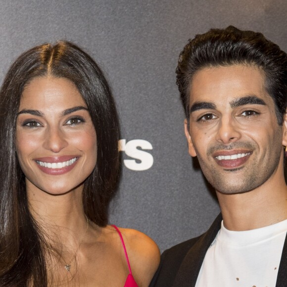 Tatiana Silva et son danseur Christophe Licata lors du photocall de présentation du jury et des nouveaux couples de "Danse avec les Stars" au siège de TF1 à Boulogne-Billancourt, le 28 septembre 2017. © Pierre Pérusseau/Bestimage