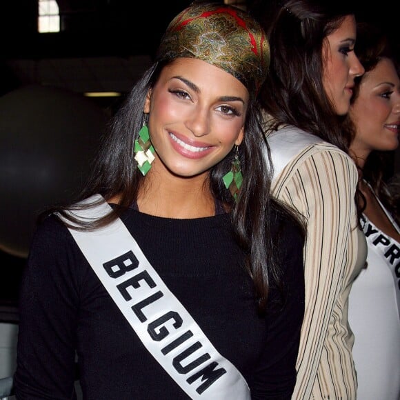 Tatiana Silva, ex-Miss Belgique lors du concours Miss Univers 2006.