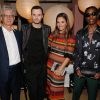 Francois Laffanour, Kris Van Assche, Laure Heriard et A$AP Rocky - Dîner de lancement de la nouvelle collection "Black Carpet" de DIOR HOMME et du coup d'envoi d'Art Basel Miami. Miami, le 6 décembre 2017.