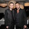 Kris Van Assche et Ricky Martin - Dîner de lancement de la nouvelle collection "Black Carpet" de DIOR HOMME et du coup d'envoi d'Art Basel Miami. Miami, le 6 décembre 2017.