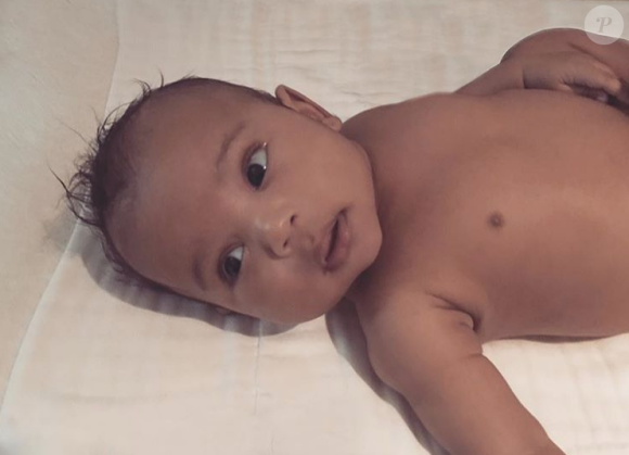 La deuxième photo de Saint West révélée par Kim Kardashian en mars 2016