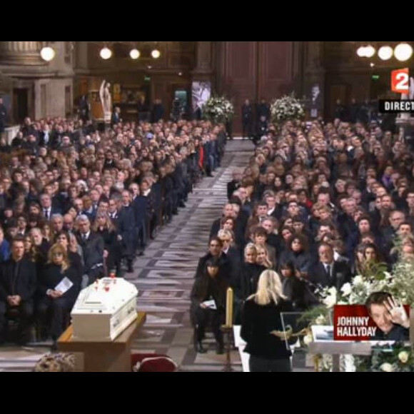 - Obsèques de Johnny Hallyday à l'église de la Madeleine, le 9 décembre 2017 à Paris