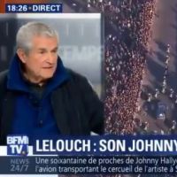Obsèques de Johnny Hallyday : Claude Lelouch, critiqué pour avoir filmé, réagit