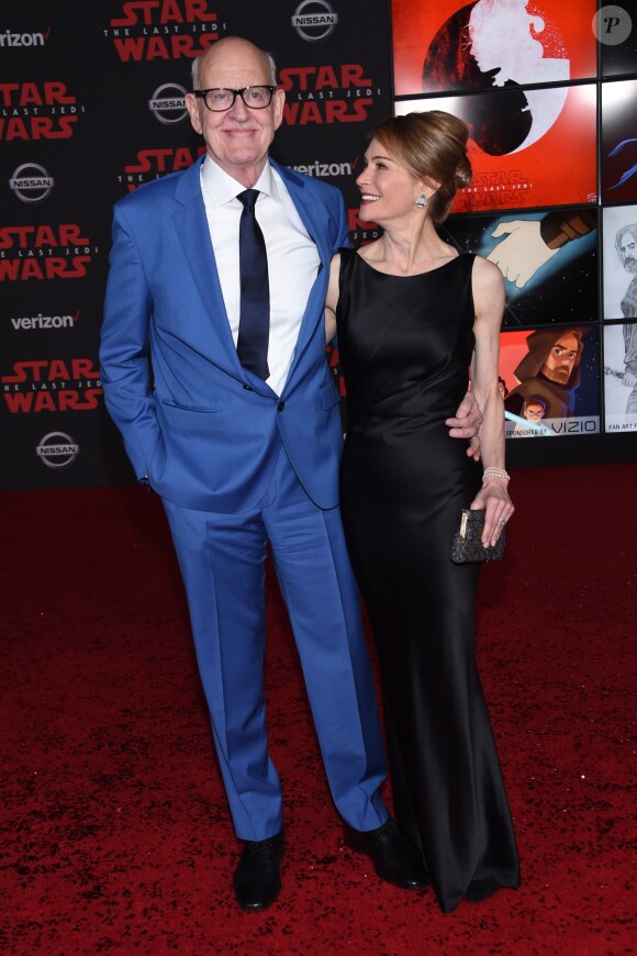 Frank Oz et sa femme Victoria Labalme - Première de 'Star Wars: The Last Jedi' au The Shrine Auditorium à Los Angeles, le 9 décembre 2017