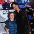 Minnie Driver et son fils Henry - Première de 'Star Wars: The Last Jedi' au The Shrine Auditorium à Los Angeles, le 9 décembre 2017