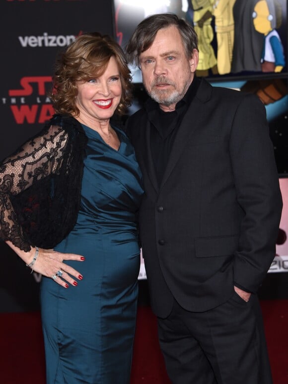 Marilou Hamill et son mari Mark Hamill - Première de 'Star Wars: The Last Jedi' au The Shrine Auditorium à Los Angeles, le 9 décembre 2017