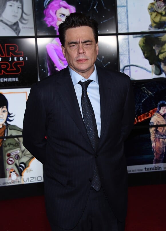 Benicio Del Toro - Première de 'Star Wars: The Last Jedi' au The Shrine Auditorium à Los Angeles, le 9 décembre 2017