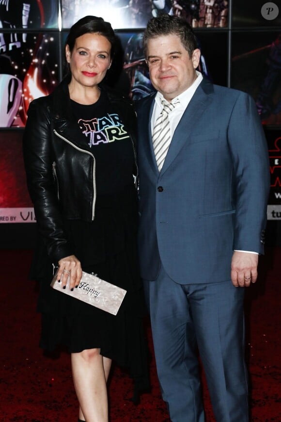 Patton Oswalt et sa femme Meredith Salenger à la première de 'Star Wars: The Last Jedi' au The Shrine Auditorium à Los Angeles, le 9 décembre 2017