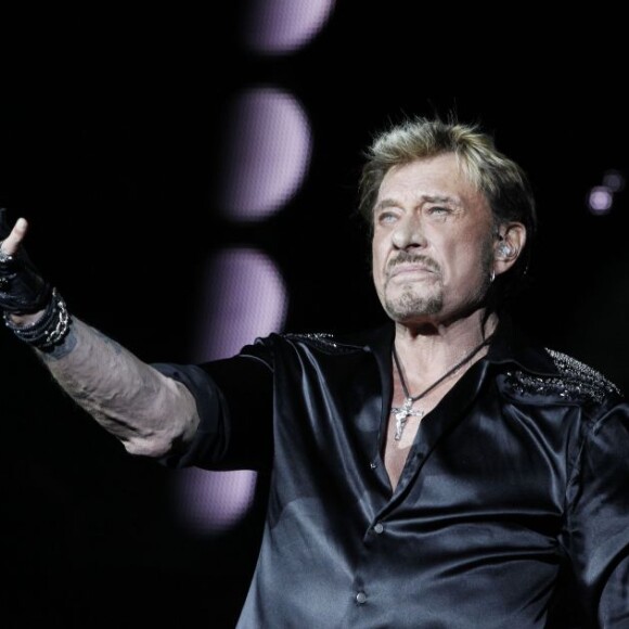 EXCLU : Johnny Hallyday en concert au Stade de France, le 16 juin 2012.