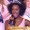 Miss Martinique : Laura-Anaïs Abidal demi-finaliste - Concours Miss France 2018. Sur TF1, le 16 décembre 2017.