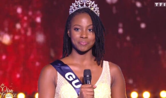 Miss Guyane : Ruth Briquet demi-finaliste - Concours Miss France 2018. Sur TF1, le 16 décembre 2017.