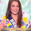 Miss Bretagne : Caroline Lemée en maillot de bain - Concours Miss France 2018. Sur TF1, le 16 décembre 2017.