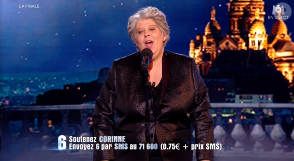 Corinne - finale d'"Incroyable Talent 2017", jeudi 14 décembre 2017, M6