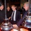 Semi-exclusif - Nicolas Sarkozy - Inauguration de la nouvelle table libanaise de la Maison Noura à Paris le 12 décembre 2017. © Rachid Bellak/Bestimage
