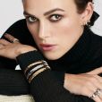 Keira Knightley est le visage de la collection de joaillerie "COCO RUSH" de Chanel.