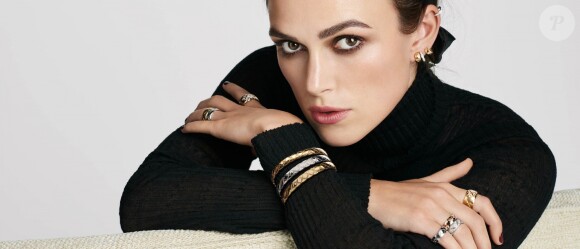 Keira Knightley est le visage de la collection de joaillerie "COCO RUSH" de Chanel.