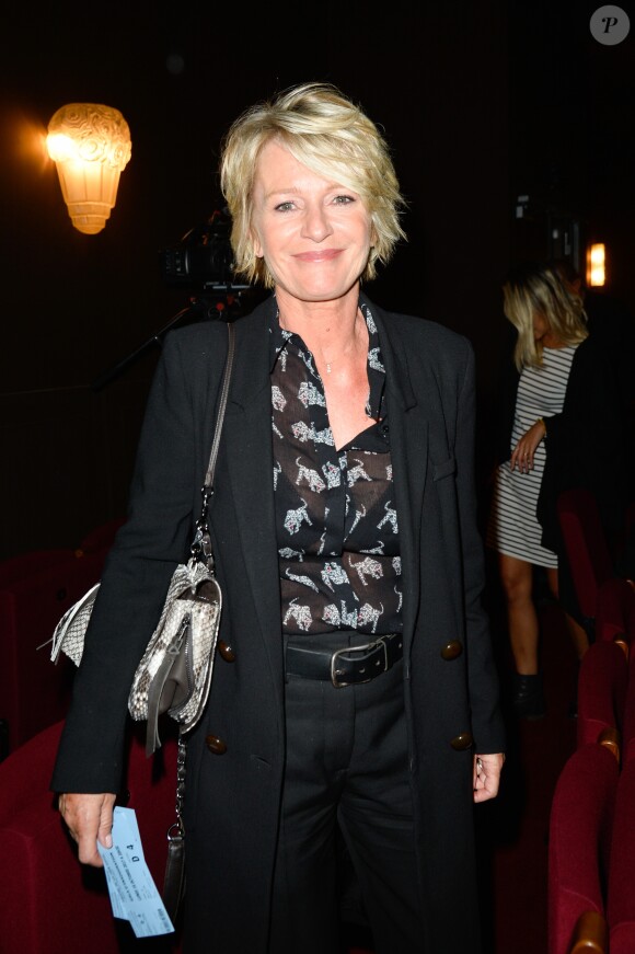 Semi-exclusif - Sophie Davant - Inauguration du théâtre de la Tour Eiffel à Paris le 16 octobre 2017. © Coadic Guirec/Bestimage
