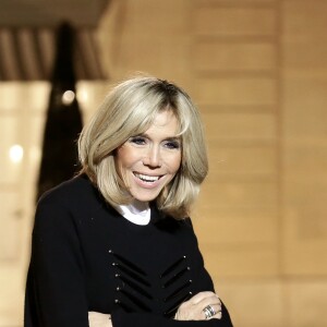 La première dame Brigitte Macron accueille les enfants de l'UNICEF pour la Journée Internationale des Droits de l'Enfant au Palais de l'Elysée à Paris, le 20 novembre 2017. © Stéphane Lemouton/Bestimage