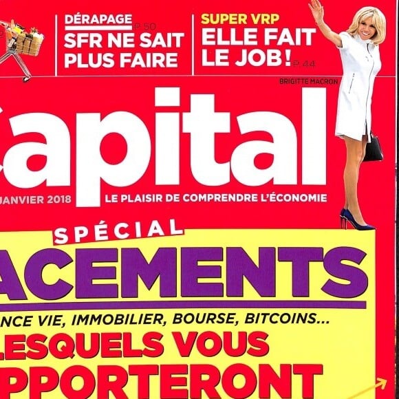 Couverture du magazine "Capital" en kiosques le 21 décembre 2017