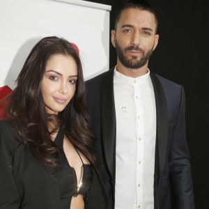 Nabilla Benattia et son compagnon Thomas Vergara - Photocall de la conférence de rentrée du pôle Tv de NRJ Group à la brasserie Polpo à Levallois Perret. Le 28 juin 2017 Christophe Aubert via Bestimage