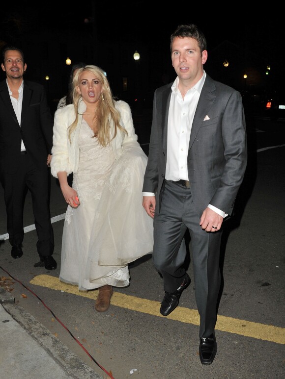 Exclusif - Jamie Lynn Spears et son mari James Watson ont fêté leur mariage lors d'une soirée au Monkey Hill Bar à La Nouvelle-Orléans, le 14 mars 2014, entourés de Britney Spears, leurs familles et leurs amis.