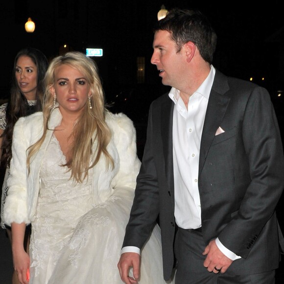Exclusif -  Jamie Lynn Spears et son jeune mari James Watson ont fêté leur mariage lors d'une soirée au Monkey Hill Bar à La Nouvelle-Orléans, le 14 mars 2014, entourés de Britney Spears, leurs familles et leurs amis.