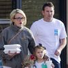 Exclusif - Jamie Lynn Spears se rend au cinéma de bon matin avec sa mère Lynne et sa fille Maddie à Kentwood, le 12 mars 2014.