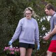 Exclusif - Jamie Lynn Spears, Jamie Watson et sa fille Maddie Aldridge achètent des fleurs pour leur jardin à Kentwood, en Louisiane, le 9 Mars 2014.