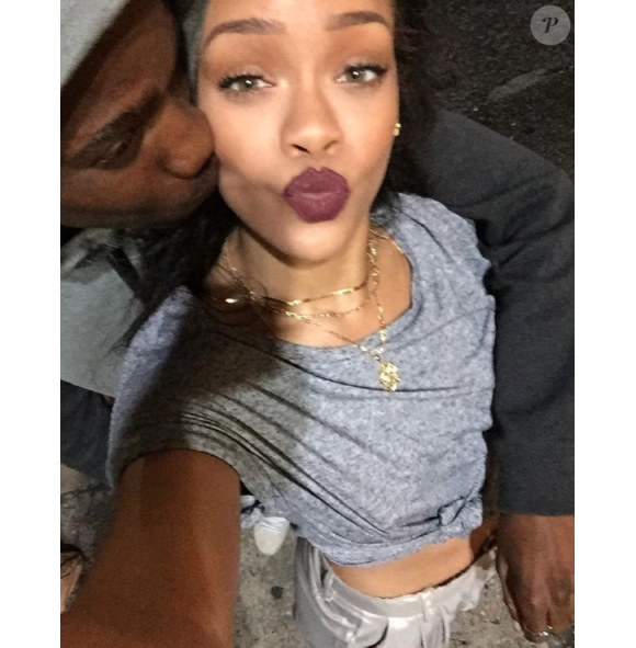 Rihanna et son cousin Tavon Kaiseen Alleyne sur une photo publiée sur Instagram en décembre 2016