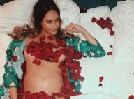 Robin Thicke : Très enceinte, sa chérie April prend la pose en soutien-gorge