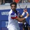 Jérémy Chardy lors du day 3 de l'US Open 2017 à New York, le 30 août 2017.