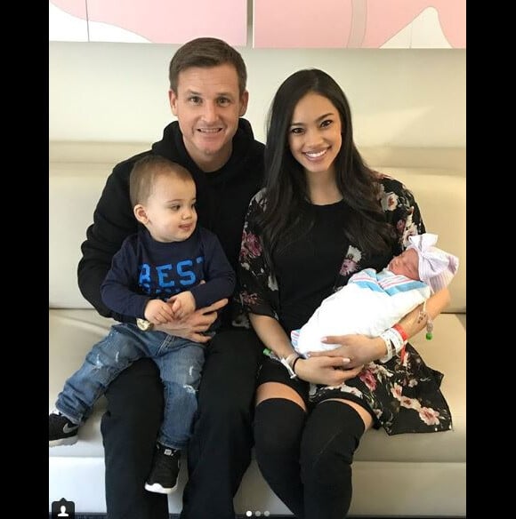 Rob Dyrdek, papa pour la 2e fois, présente sa fille Nala sur Instagram le 31 décembre 2017.