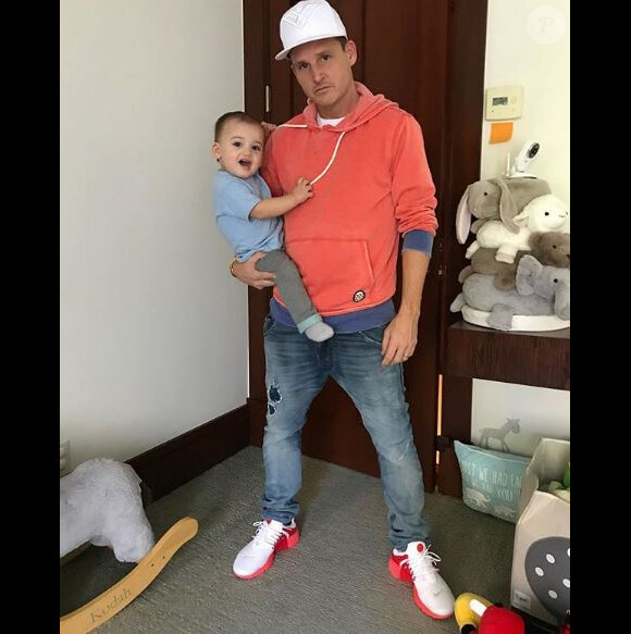 Rob Dyrdek avec son fils aîné Kodah, le 14 novembre 2017 sur Instagram.